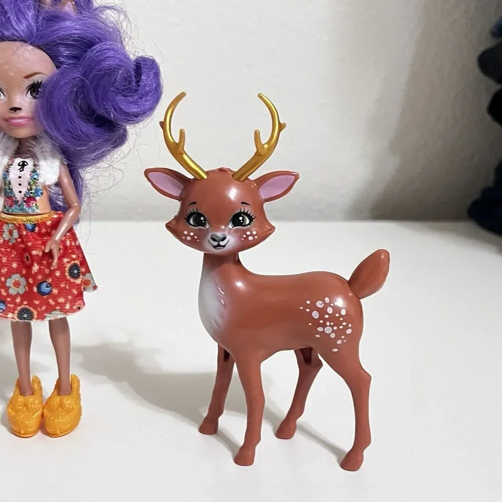 Mattel Enchantimals Dolls Animals Accessories Lot Deer Elephant Owl Bear Bunny